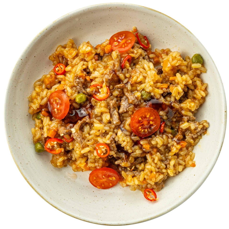 Говядина AlphaChef в соусе терияки с рисом 260г