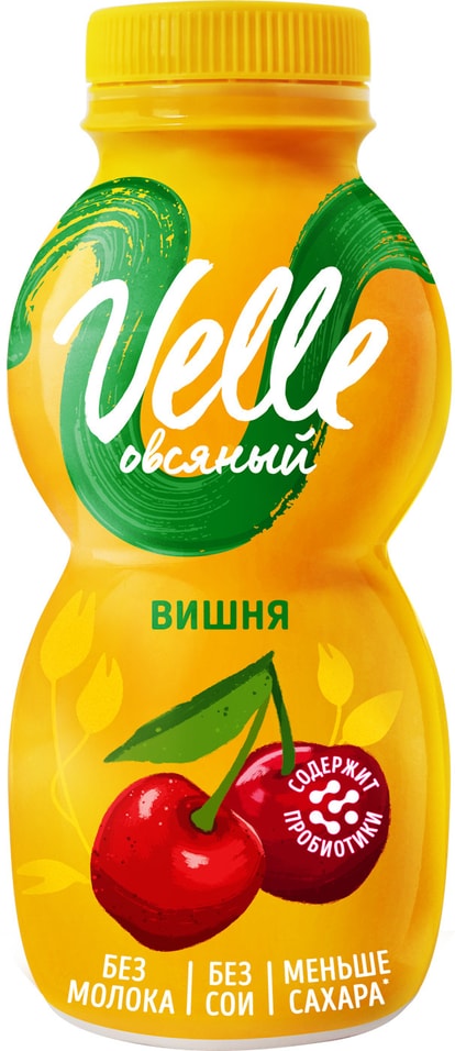Продукт овсяный питьевой Velle Вишня 250мл от Vprok.ru