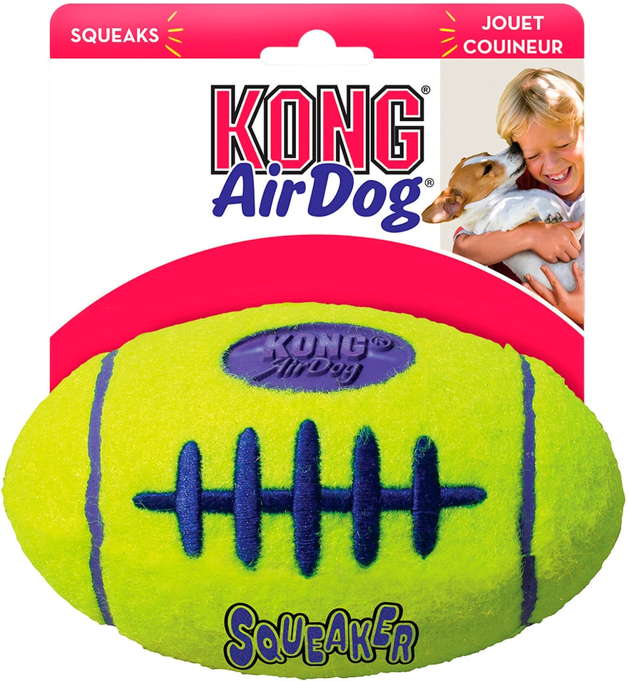 Игрушка для собак Kong Air Мяч регби Игрушка для собак Kong Air Мяч регби