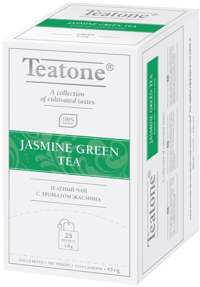 Чай зеленый Teatone с жасмином 25*1.8г