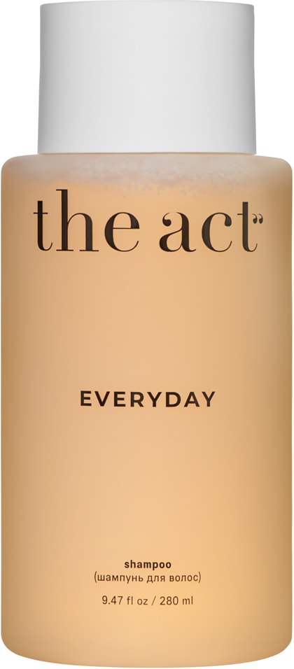 Шампунь для волос The Act Everyday с гидролатами и растительными протеинами 280мл