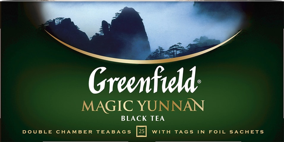 Чай черный Greenfield Magic Yunnan 25*2г от Vprok.ru