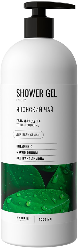 Гель для душа Fabrik Cosmetology Японский чай 1л