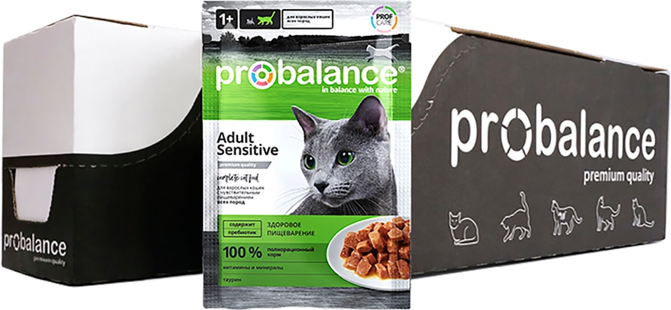 Корм для кошек Probalance Sensitive 85г (упаковка 26 шт.)
