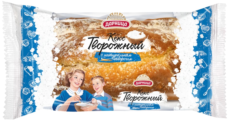 Кекс Дарница Творожный 400г - Vprok.ru Перекрёсток