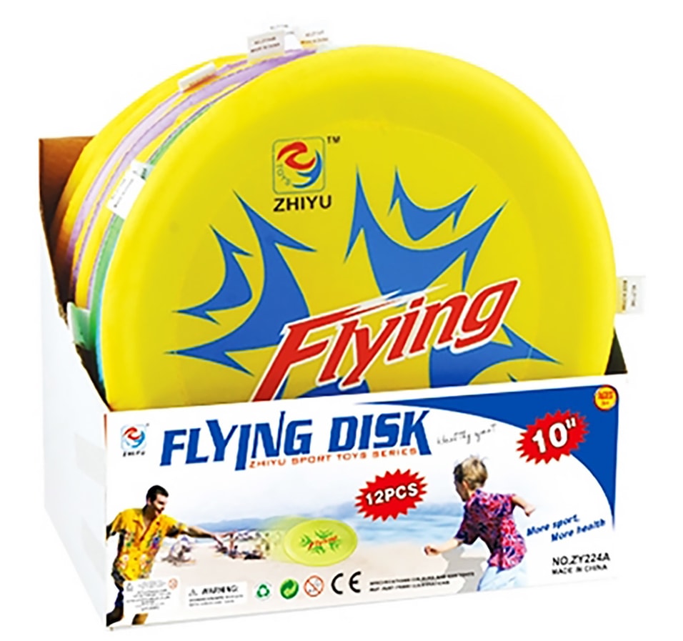 Фрисби Летающая тарелка в ассортименте 12шт