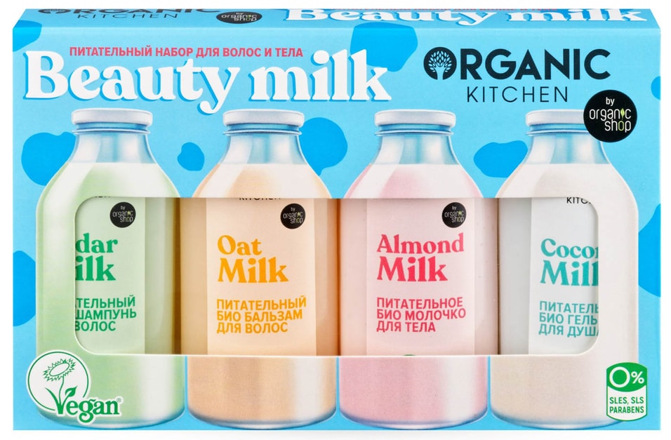 Набор для волос и тела Organic Kitchen Beauty Milk Питательный