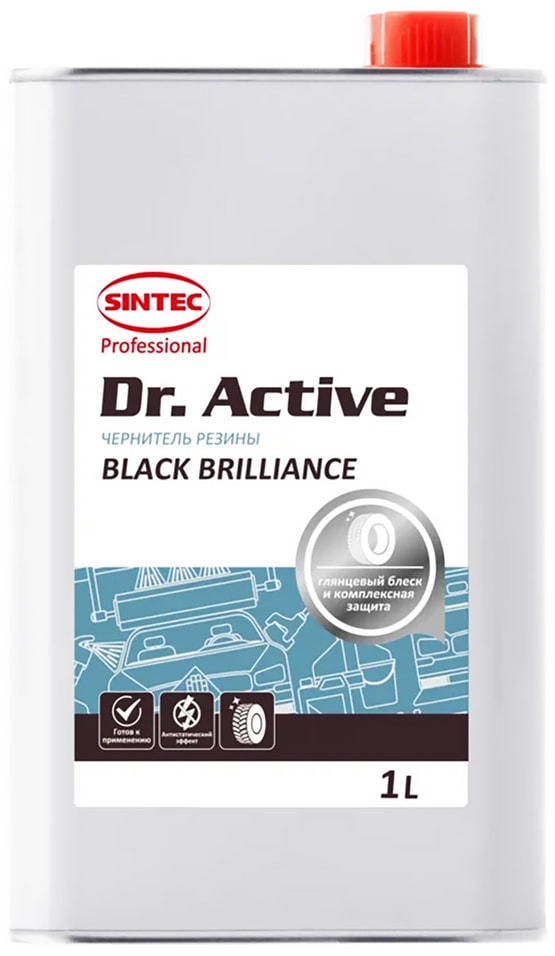 Чернитель резины Dr. Active Black brilliance 1л от Vprok.ru