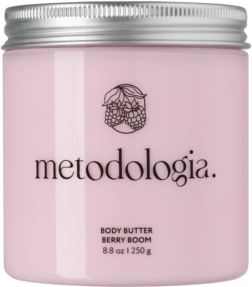 Баттер для тела Metodologia питательный Ягодный бум Body butter berry boom 250г 543₽