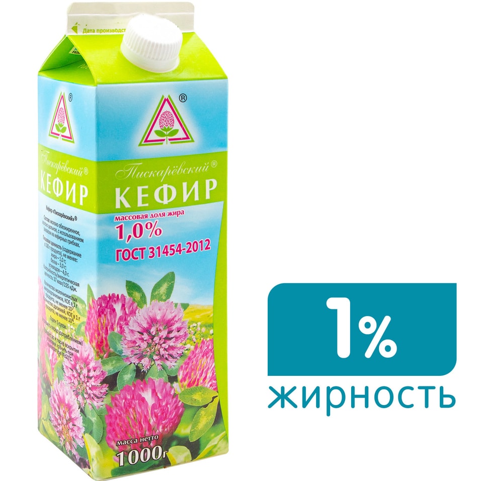 Кефир Пискаревский 1% 1л