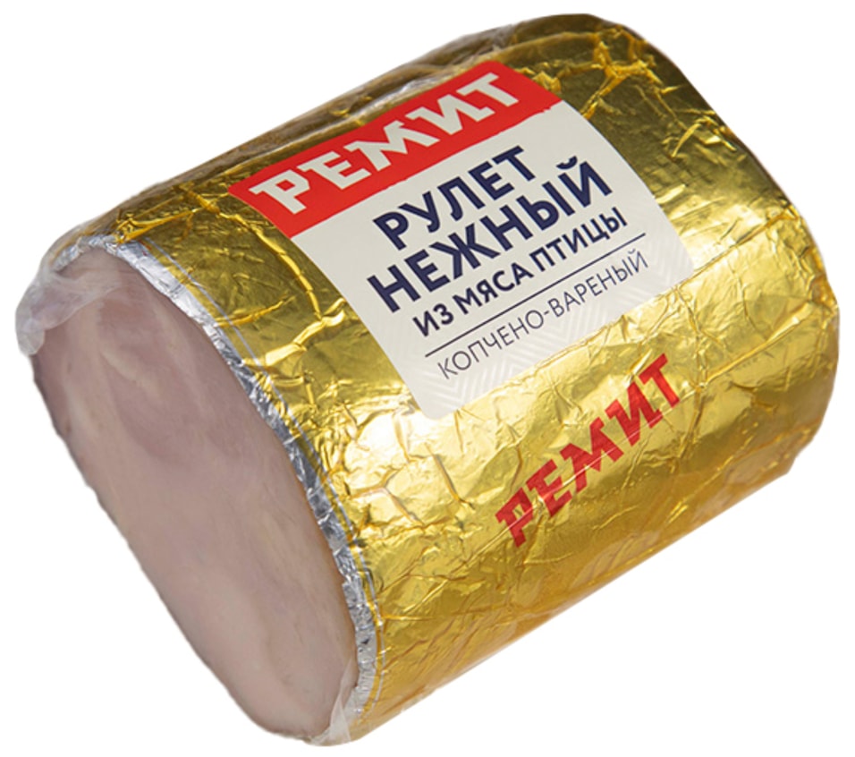 Рулет Ремит Нежный из курицы варено-копченый 0.4-0.6кг