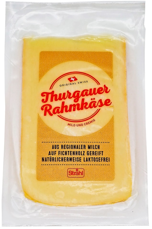 Сыр Strahl полутвердый Тургауэрский Сливочный 55% 200г