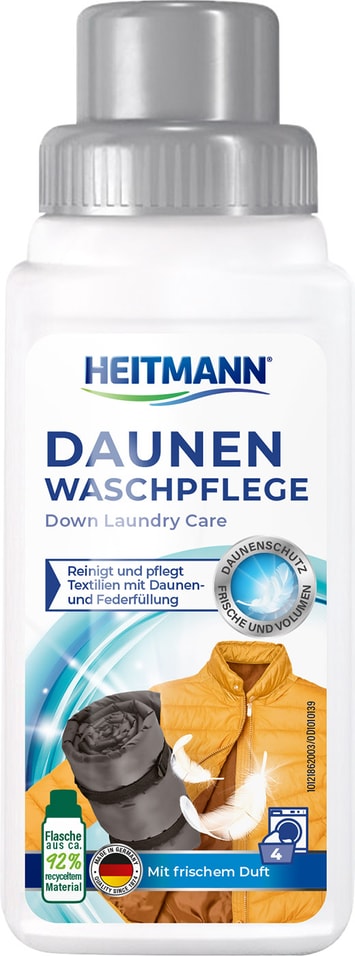Средство моющее Heitmann Daunen Waschpflege для перопуховых изделий 250мл от Vprok.ru