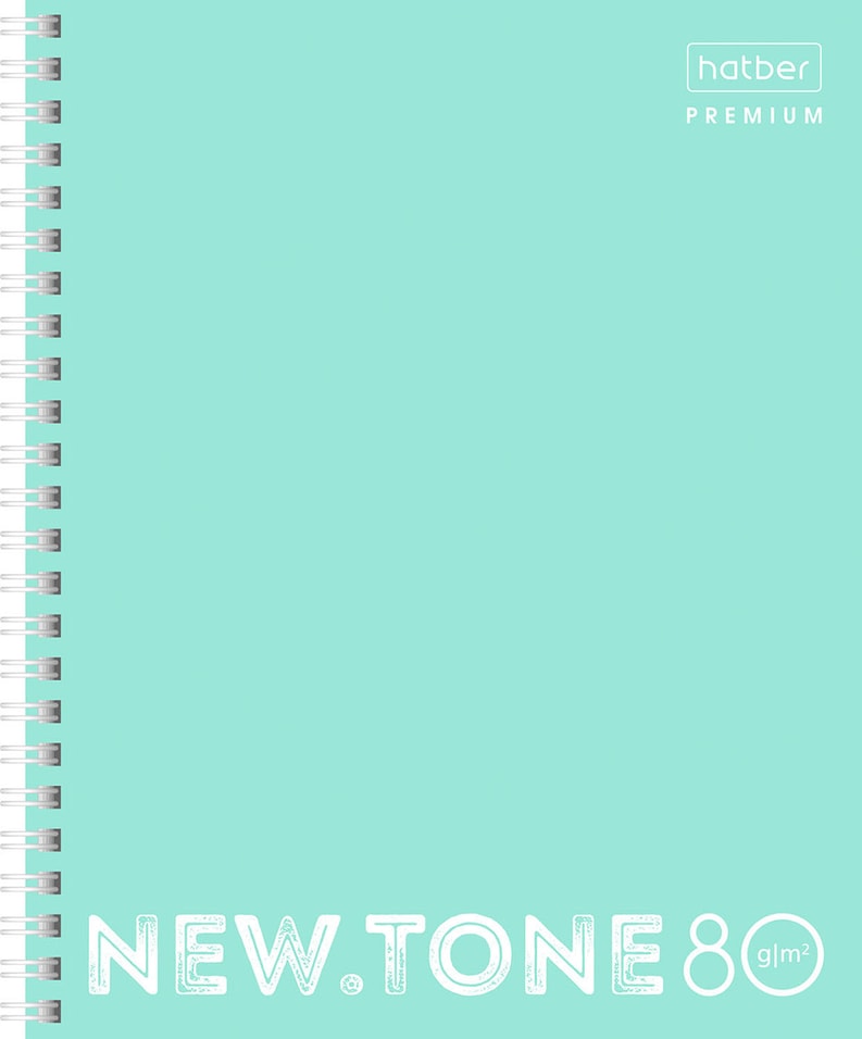 Тетрадь общая Hatber Premium Newtone pastel мята А5 В клетку 80л