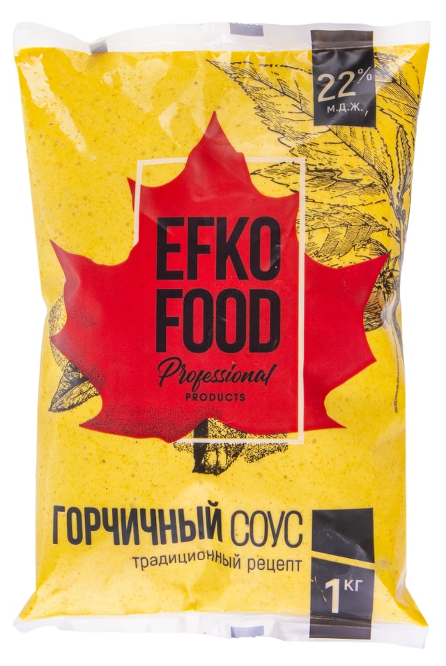 Соус Efko Food professional Горчичный 1кг