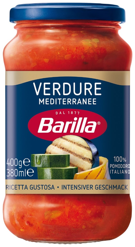 Соус томатный Barilla Средиземноморские овощи 400г