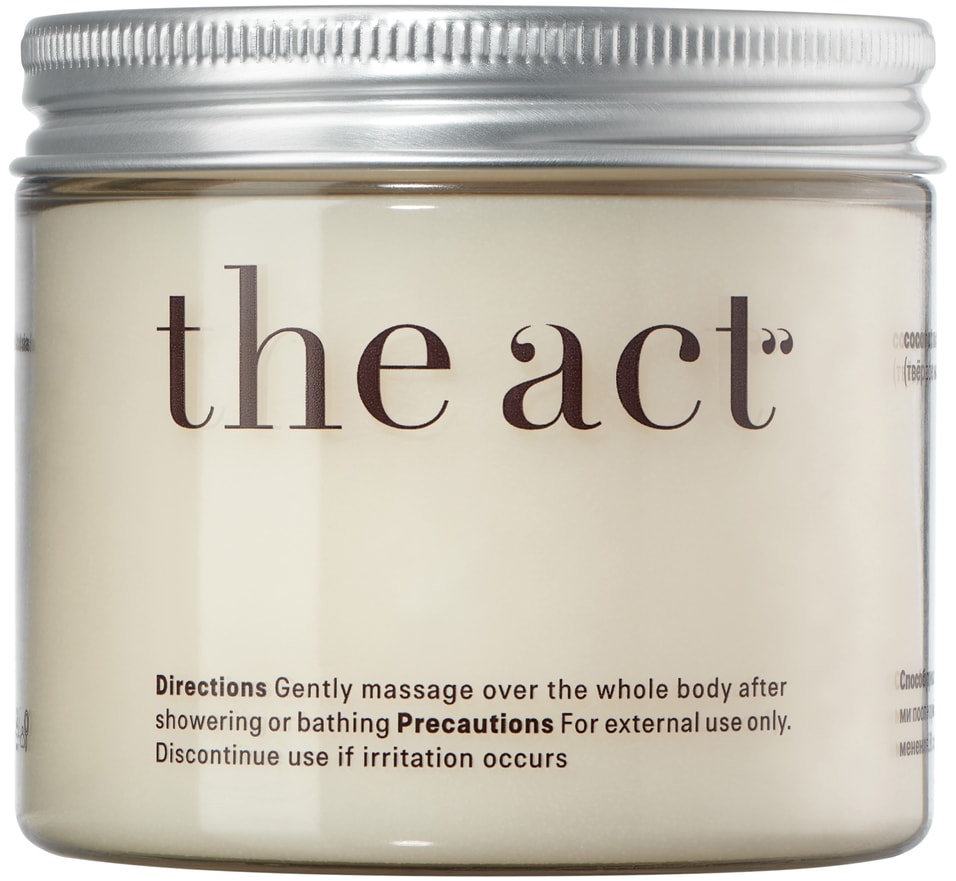 Масло для тела The Act массажное твердое кокос 170г 493₽