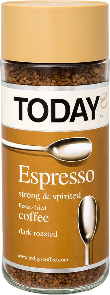 Кофе растворимый Today Espresso 95г от Vprok.ru