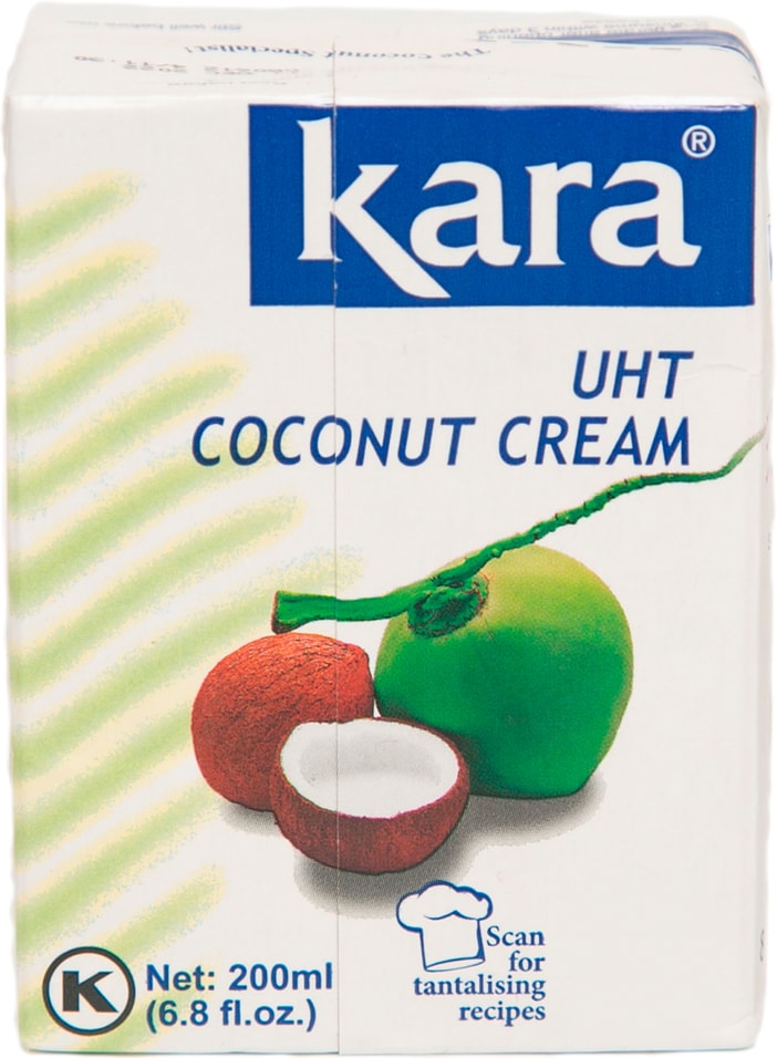 Продукт растительный Kara кокосовый Сливки 24% 200мл