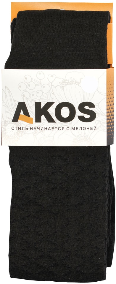 Колготки детские Akos черный р.122-128