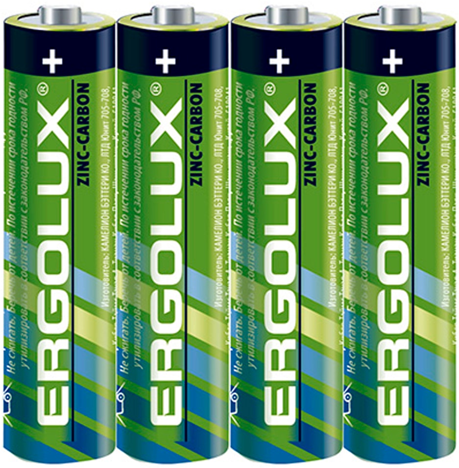 Батарейки Ergolux R 03 SR4 1.5В 4шт