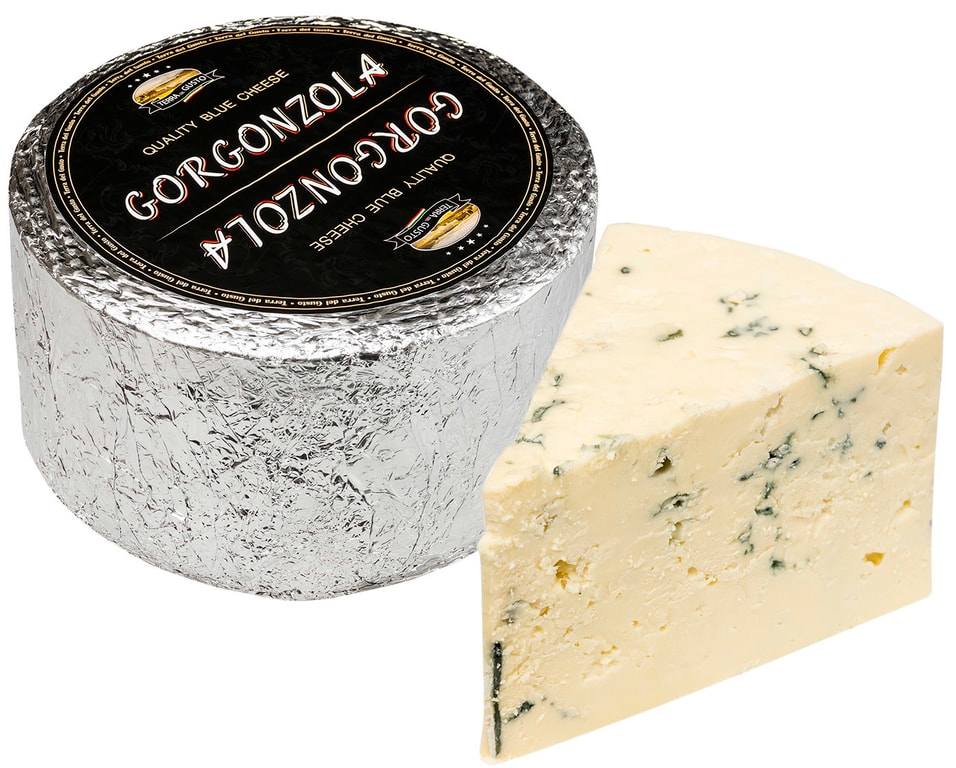 Сыр Terra del Gusto Gorgonzola с голубой плесенью 60% 0.2-0.5кг