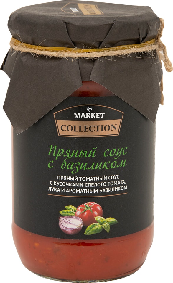 Соус Market Collection Пряный с базиликом 370г