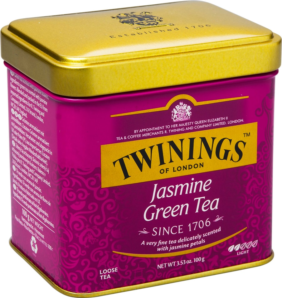 Чай зеленый Twinings Jasmine Green Tea 100г от Vprok.ru