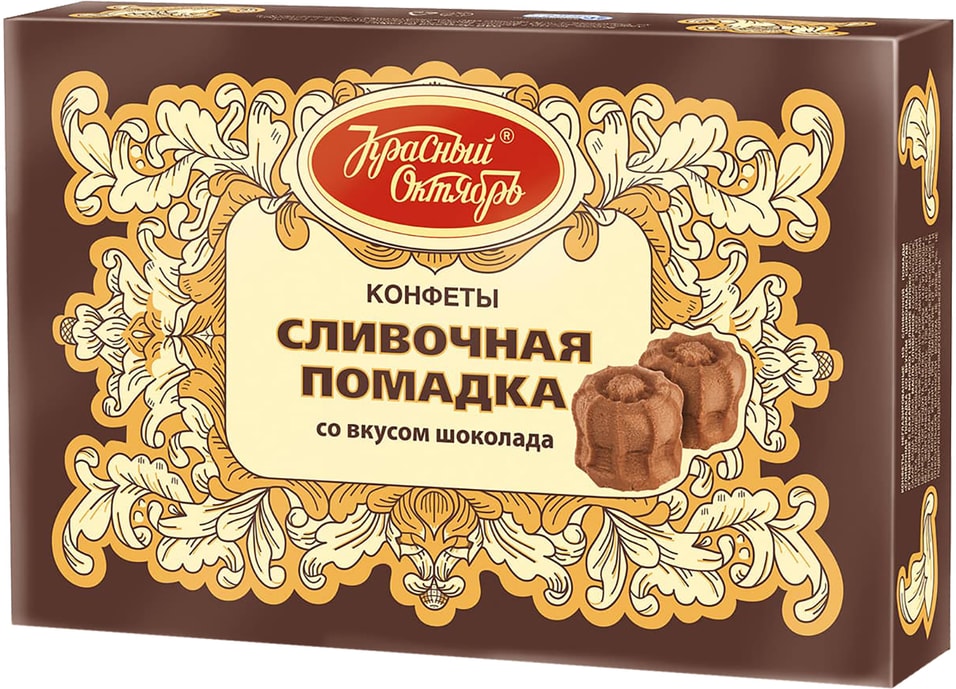 Конфеты Красный октябрь Сливочная помадка со вкусом шоколада 250г