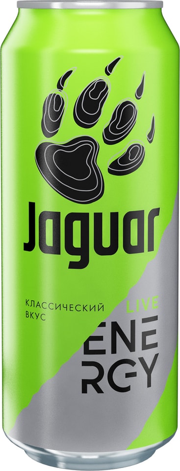 Напиток Jaguar Live энергетический 500мл