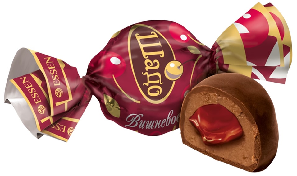 Конфеты Essen Шадо Вишневое с желейной начинкой 200г