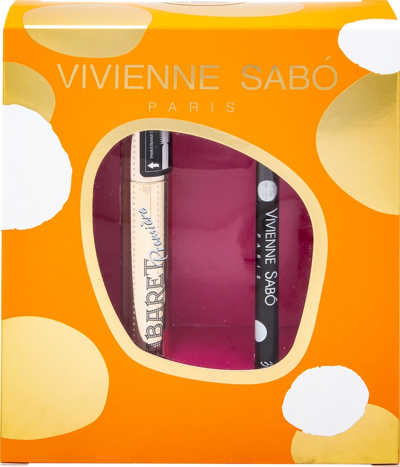 Подарочный набор Vivienne Sabo Тушь Cabaret premiere тон 01 +Карандаш для глаз Merci тон 301 от Vprok.ru