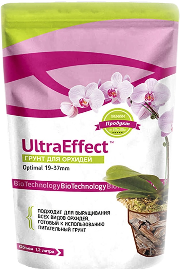 Грунт EffectBio Ultra Effect Optimal  для орхидей 19-37мм 1.2л
