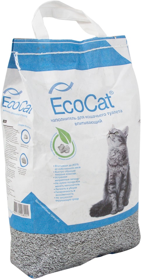 Наполнитель для кошачьего туалета ecocat