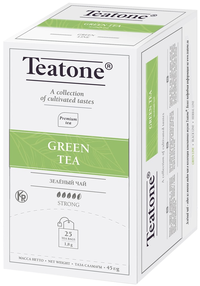 Чай зеленый Teatone 25*1.8г