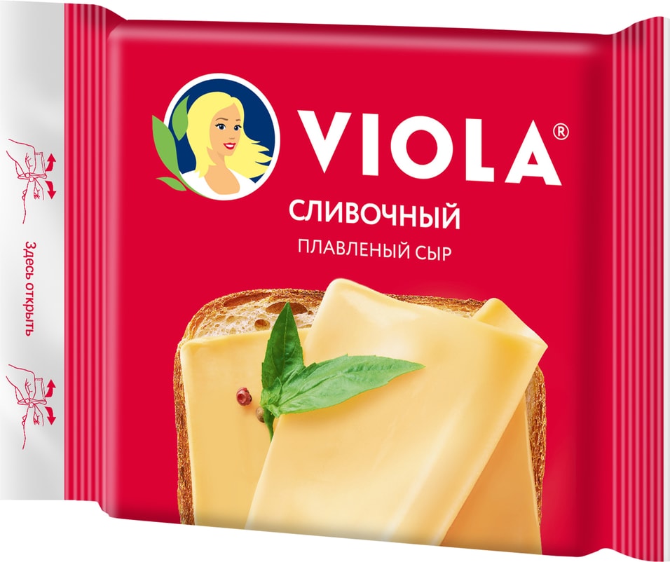 Сыр плавленый Viola Cливочный 45% 140г