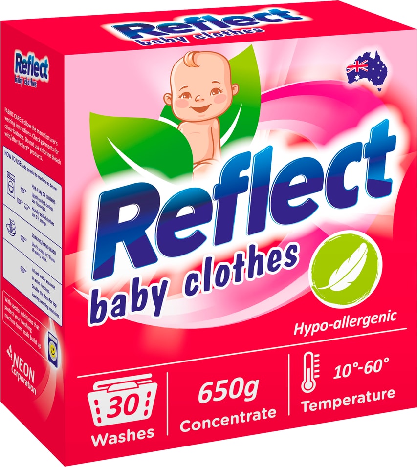 Стиральный порошок Reflect Baby clothes 650г