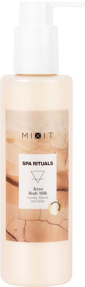 Молочко для тела MiXiT Spa Rituals Terra Body Milk Питательное c экстрактами кокоса и миндаля 200мл от Vprok.ru