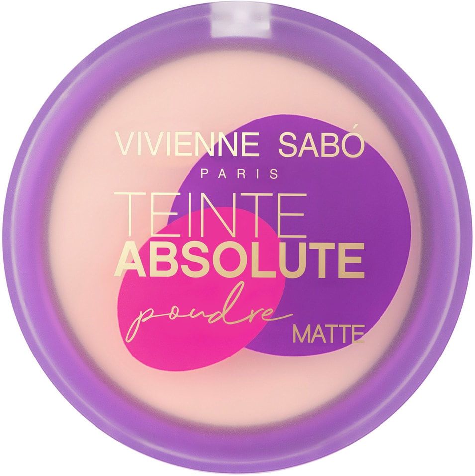 Пудра компактная Vivienne Sabo Teinte Absolute matte матирующая Тон 01