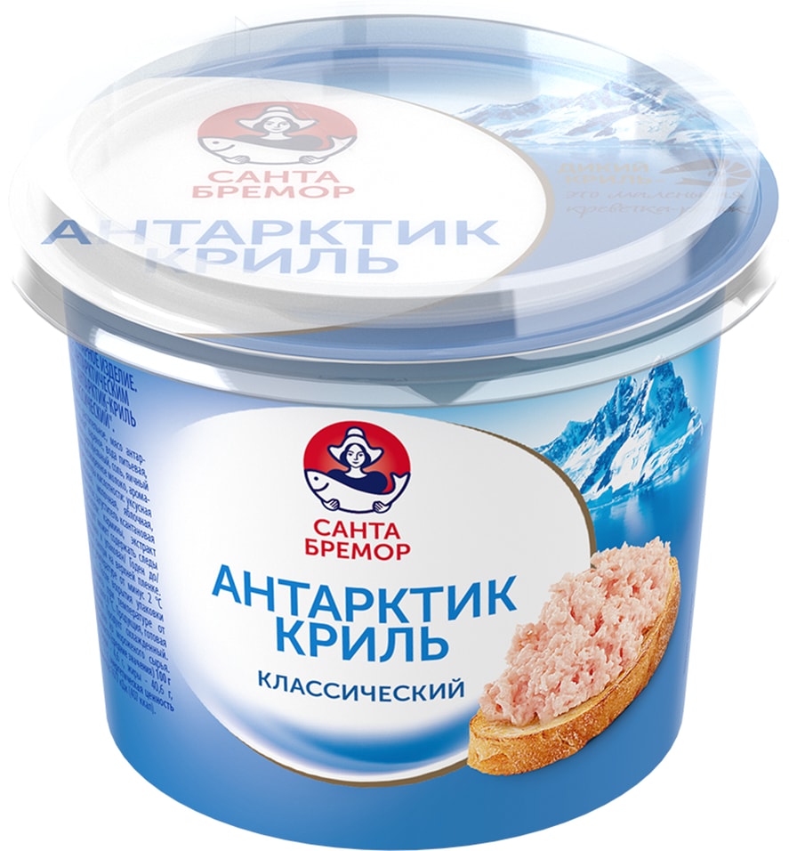 Паста Санта Бремор Антарктик Криль Классический 150г