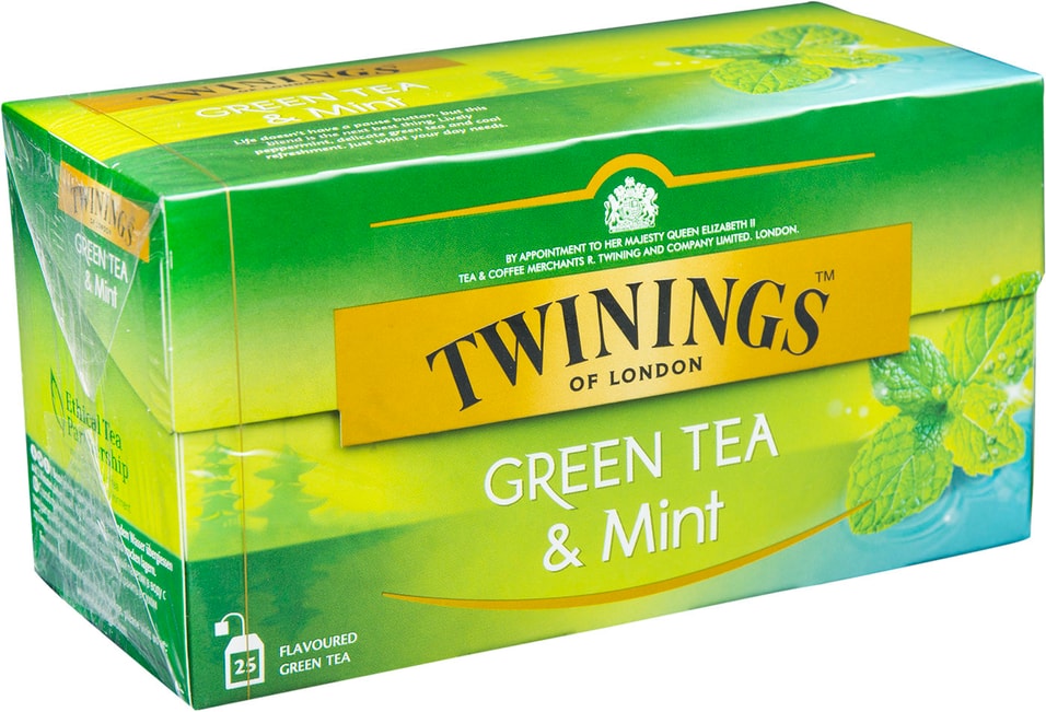 Чай зеленый Twinings с мятой 25*1.5г