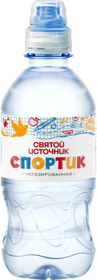 Вода Святой Источник Спортик питьевая негазированная 330мл