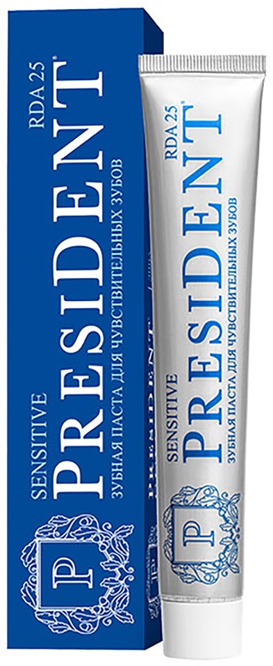 Зубная паста President Sensitive Для чувствительных зубов 75г