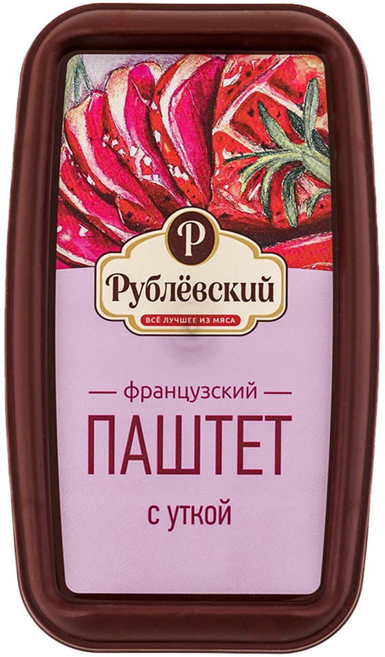 Паштет Рублевский Французский с уткой запеченный 175г 149₽