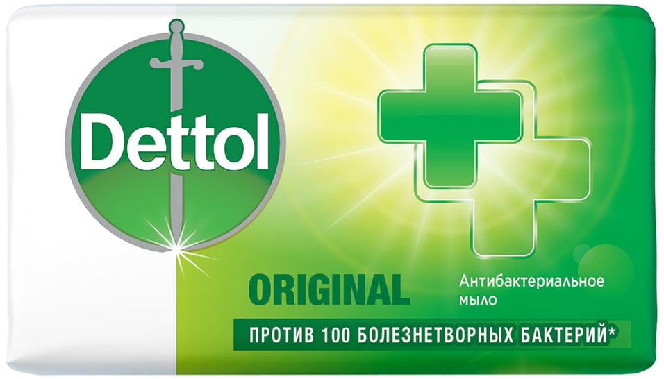 Мыло Dettol Original антибактериальное 100г