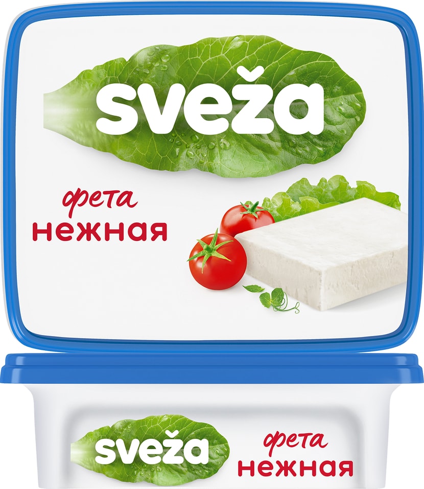 Сыр Sveza Фета Нежная 45% 250г - Vprok.ru Перекрёсток