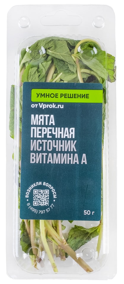 Мята Умное решение от Vprok.ru 50г упаковкас доставкой!