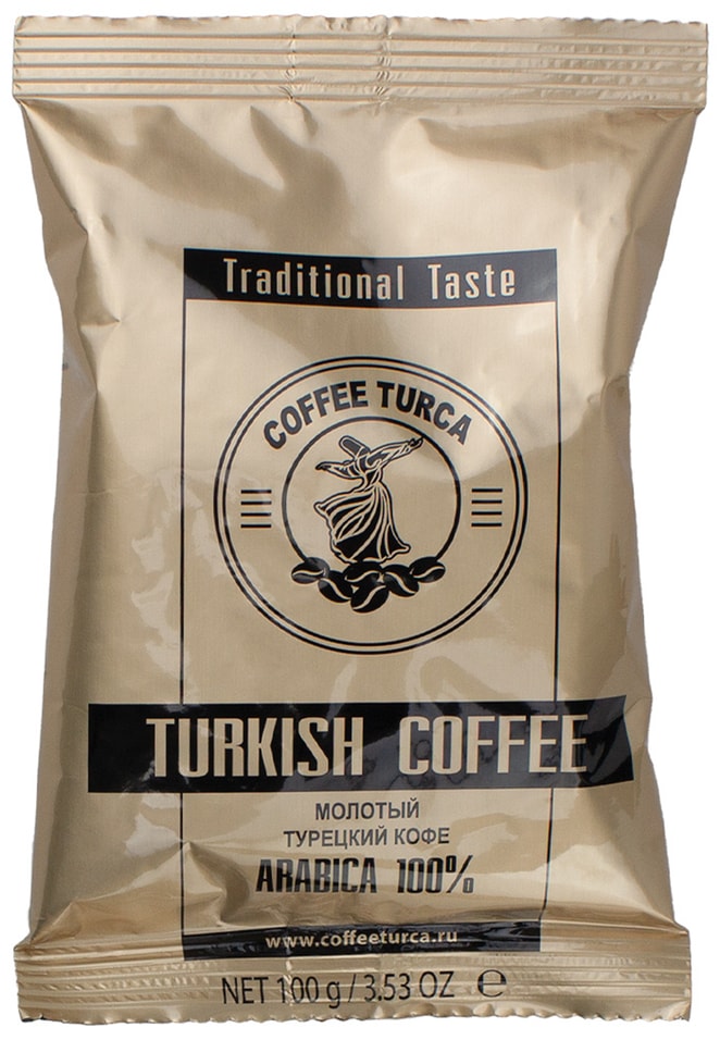 Кофе молотый Coffee Turca Turkish 100г Закажите онлайн 332₽