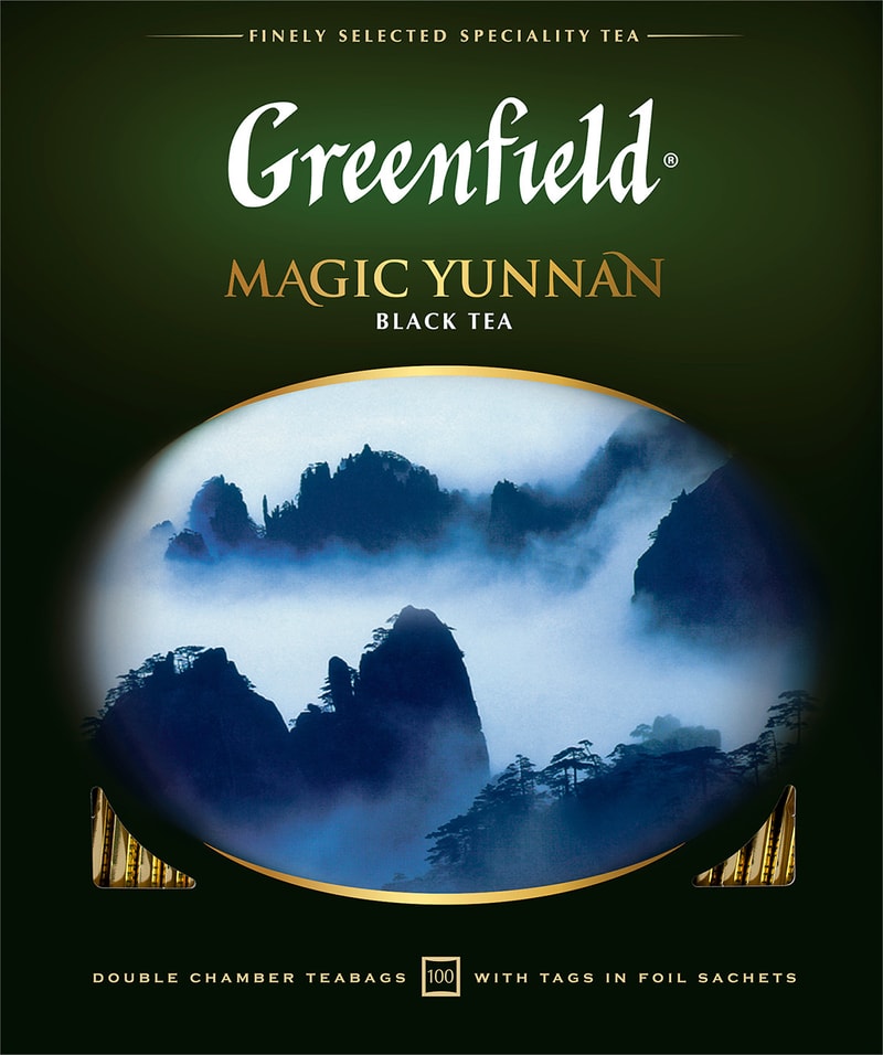 Чай черный Greenfield Magic Yunnan 100*2г от Vprok.ru