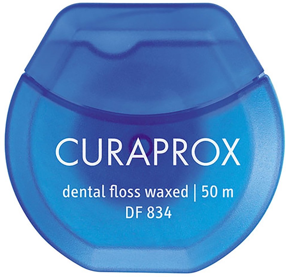 Зубная нить Curaprox мятная 50м